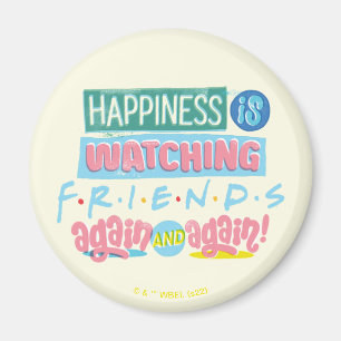 Geluk kijkt opnieuw en opnieuw naar FRIENDS™ Magneet