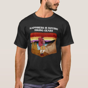 Geluk koopt wandelaars Gezegden Tra T-shirt