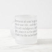 Geluk Matglas Koffiemok (Voorkant links)