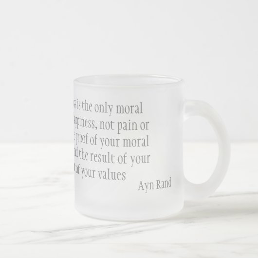 Geluk Matglas Koffiemok (Rechts)