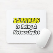 Geluk...meteoroloog Muismat (Met muis)