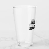 Geluk = minder nodig hebben glas (Rechts)