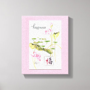 Geluk. Mogen we het allemaal hebben. Canvas Afdruk