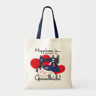 Geluk naait tote bag