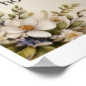 "Geluk, niet op een andere plek" - Walt Whitman Poster (Hoek)