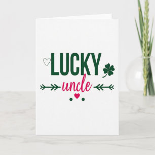 Geluk Onkel St Patricks Dag Kaart