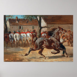 Geluk - Paard Dravend Poster