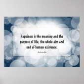 Geluk Poster: Aristoteles Poster (Voorkant)