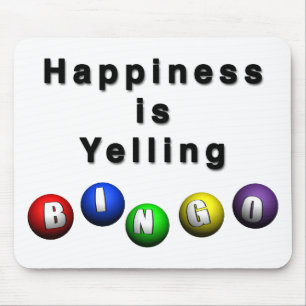 Geluk schreeuwt BINGO Muismat