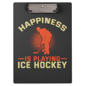 Geluk speelt ijskap klembord (Voorkant)