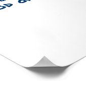 Geluk staat goed bij je Sticker Poster (Hoek)