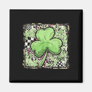 Geluk van de tegels St. Patrick's Day luipaard gel Magneet