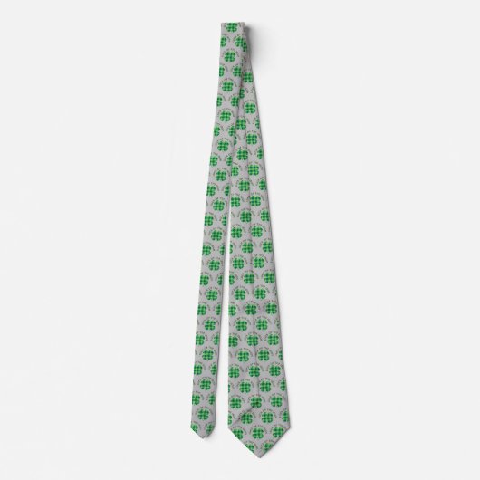 Geluk van het Irish Clover Stropdas (Achterkant)