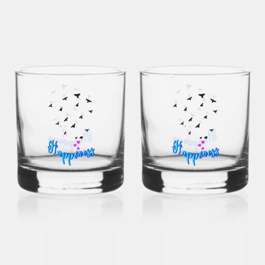 Geluk Whisky Glas (Voorkant)
