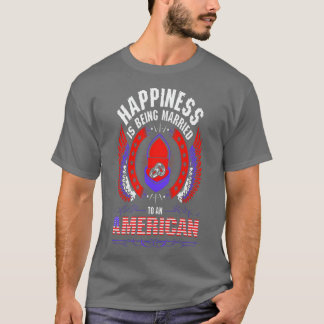 Geluk wordt gehuwd met de Amerikaanse Raad van Shi T-shirt