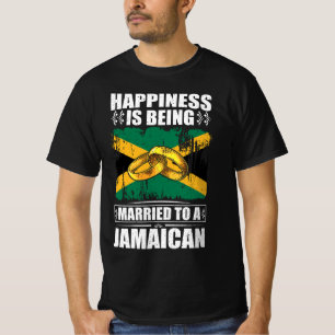Geluk wordt getrouwd met een jamaicaan t-shirt