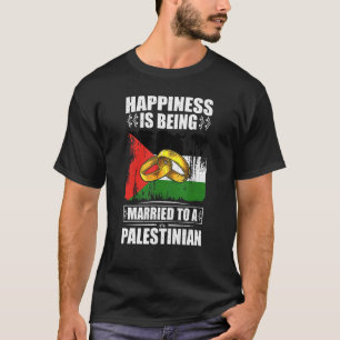 Geluk wordt getrouwd met een Palestijn T-shirt