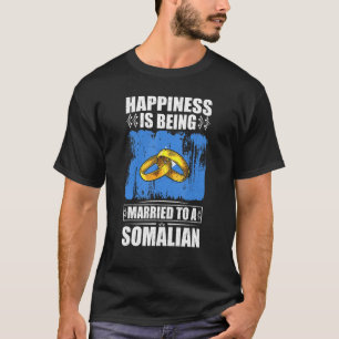 Geluk wordt getrouwd met een Somalië T-shirt