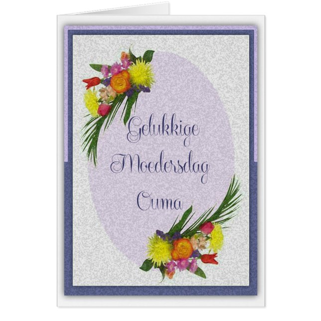 Gelukk ige Moedersdag Ouma (Voorkant)