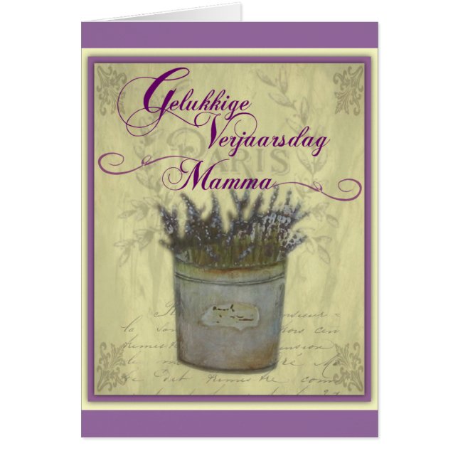 Gelukk ige Verjaars dag Mamma (Voorkant)