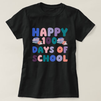 Gelukkig 100 dagen school t-shirt