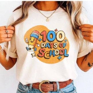Gelukkig 100 dagen schoolviering voor studenten Tri-Blend shirt