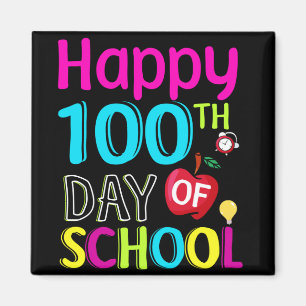 Gelukkig-100-ste-dag-van-school Magneet