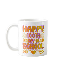 Gelukkig 100e schooldag koffiemok