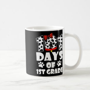 Gelukkig 101 dagen school 1e leerjaar hond 100 dag koffiemok