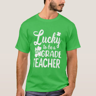 Gelukkig 11e klas leraar St Patrick's Day T-shirt