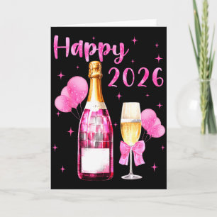 Gelukkig 2026 Proost Op Een Nieuw Jaar 2026 Champa Kaart