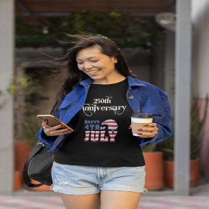 Gelukkig 250-jarig jubileum 4 juli t-shirt