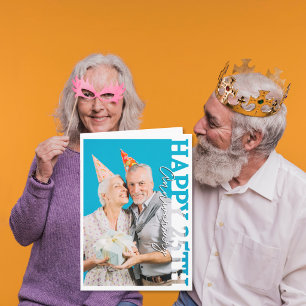 Gelukkig 25-jarig zilveren huwelijksjubileum fotok bedankkaart