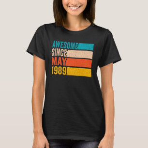 Gelukkig 33ste Verjaardagsfeest 33 Jaar Oud Geweld T-shirt