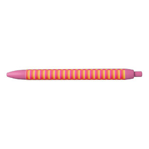 Gelukkig 3D Regenboog Tegels Patroon Zwarte Inkt Pen