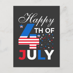 Gelukkig 4 juli-97958 briefkaart