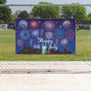 Gelukkig 4 juli in New York Spandoek