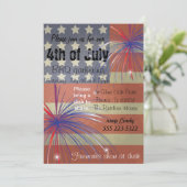 Gelukkig 4 juli |  kaart (Staand voorkant)