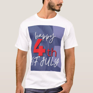 Gelukkig 4 juli T-shirt   Onafhankelijkheidsdag Sh
