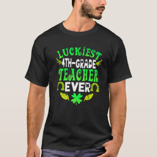 Gelukkig 4e graad leraar in het oosten van Patrick T-shirt