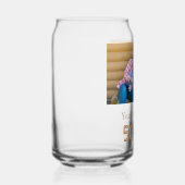 Gelukkig 50-jarig jubileum voeg naam paar datum hu blikvorm glas (Links)