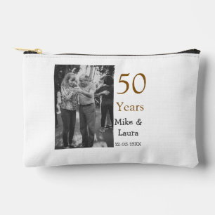 Gelukkig 50-jarig jubileum voeg naam paar datum hu etui