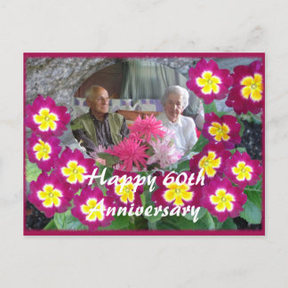 Gelukkig 60ste Jubileum briefkaart.. Briefkaart
