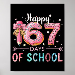 Gelukkig 67 dagen van school Zes Zeven Meme Jongen Poster
