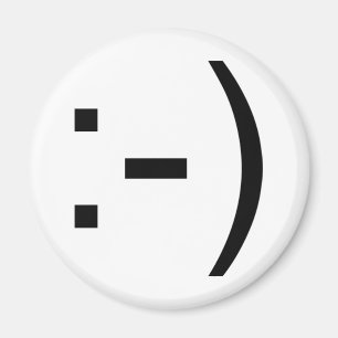 Gelukkig aangezicht emoticon! magneet