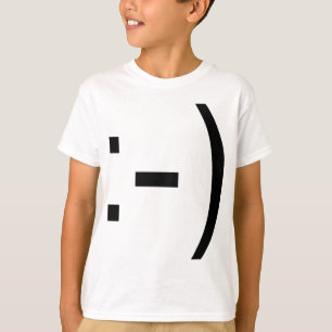 Gelukkig aangezicht emoticon! t-shirt