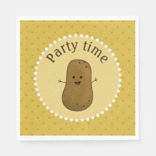 Gelukkig Aardappel Feesttijd Servetten