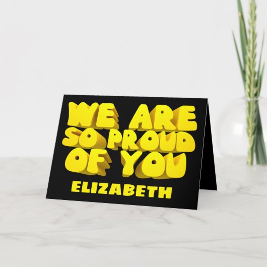 Gelukkig Afstuderen Kaart (Voorkant)