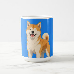 Gelukkig Akita-hond ontwerp Koffiemok