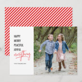 Gelukkig Alles 5x7 Vakantie Foto Kaart (Voorkant / Achterkant)